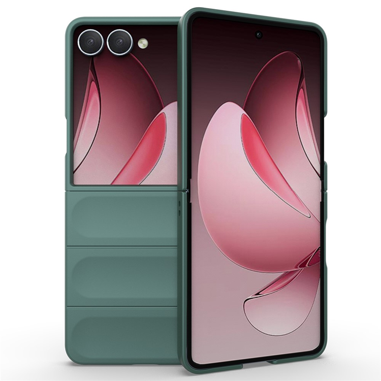 Mobilskal till Galaxy Z Flip7 Anti-Drop TPU Rugged - Grön | 2353 | AlltMobil