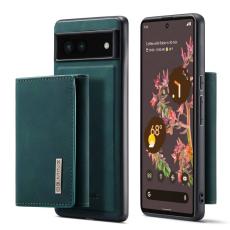 DG.MING - DG.MING Konstl&auml;der Pl&aring;nboksfodral f&ouml;r Google Pixel 7 5G - Gr&ouml;n
