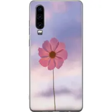 Gustaf - Mobilskal till Huawei P30 med Rosa blomma