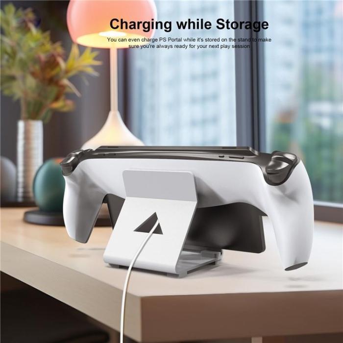 JYS - JYS P5185 för PS5 Portal Switch Game Controller Hållare Halkfritt Bordsställ