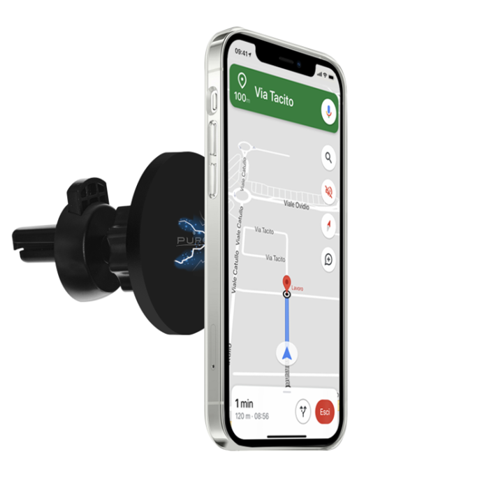 UTGATT1 - Puro Universal MagSafe 360 Bilhållare - Svart