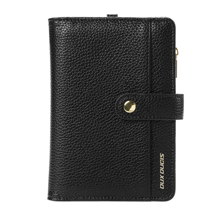 Dux Ducis - Dux Ducis Passhållare Plånbok RFID Multikort PU-Läder - Svart