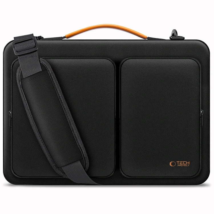 Tech-Protect Datorfodral 13-14"""" Defender - Svart/Orange | 2353 | AlltMobil