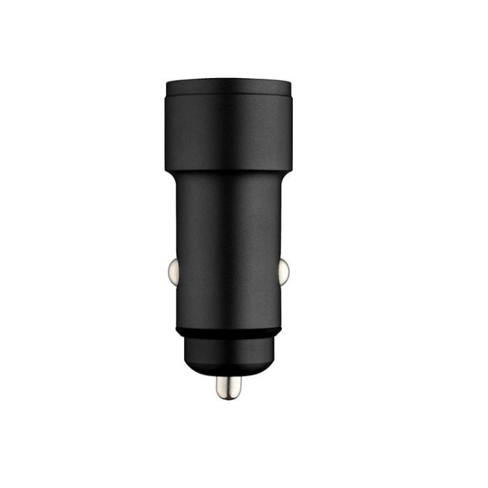 QUALO - QUALO Billaddare 38W 1xUSB-C 1xUSB-A Aluminium QLS-AC-38 - Svart