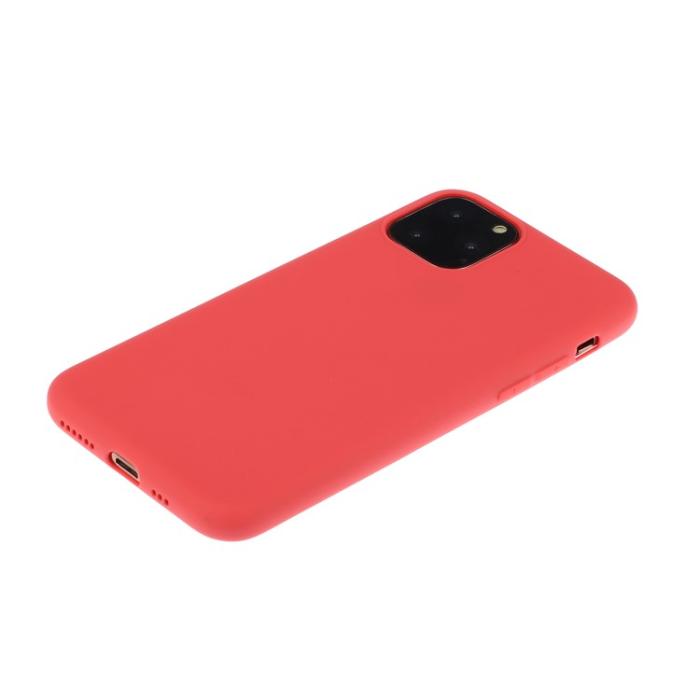 OEM - iPhone 15 Pro Mobilskal TPU Matte Slim-Fit - Röd