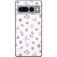iSecrets - Mobilskal till Google Pixel 7 Pro med Blommor och fjärillar