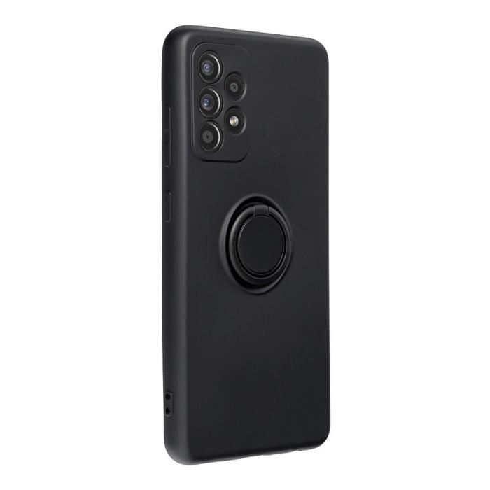 Forcell - Forcell Galaxy A52s/A52 5G/A52 4G Skal Silikon Ring - Svart