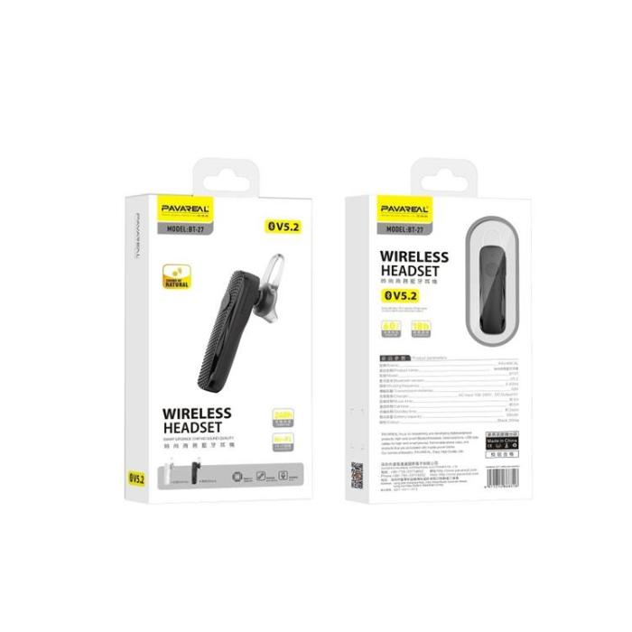 Pavareal - Pavareal Trådlös In-ear Hörlurar - Svart