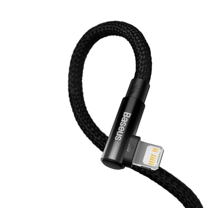 BASEUS - Baseus USB-C till Lightning kabel 20W 1m MVP 2 Vinklad