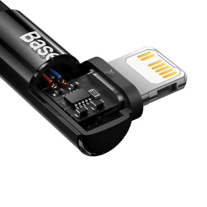 BASEUS - Baseus USB-C till Lightning kabel 20W 1m MVP 2 Vinklad