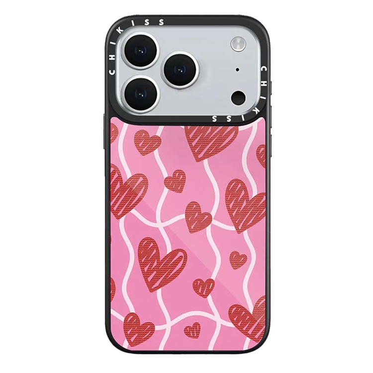 iPhone 17 Pro Max Mobilskal MagSafe Aluminium Silikon (Style R) | 2353 | AlltMobil