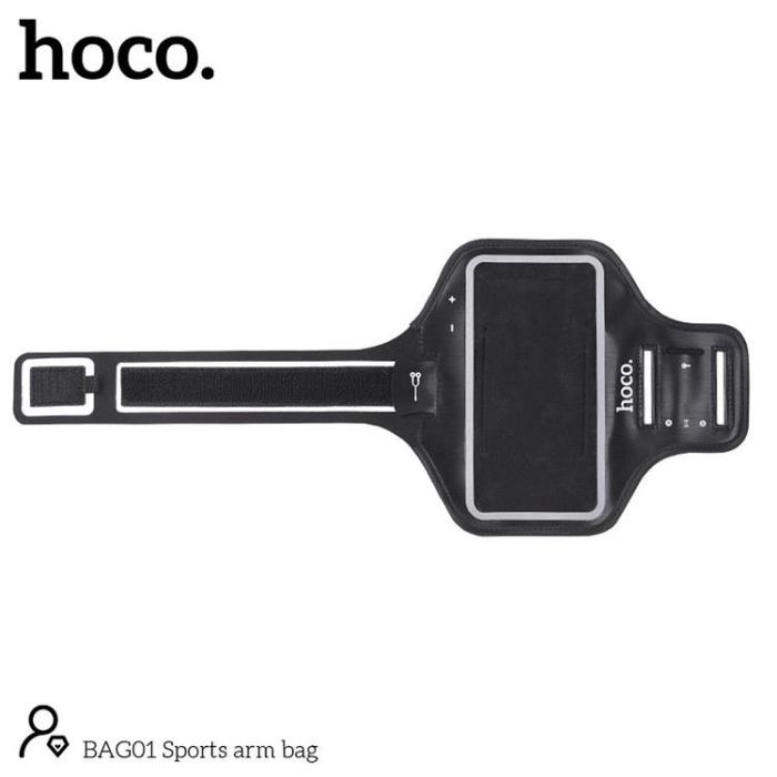 Hoco - Hoco Sportarmband för Mobil BAG01 - Svart