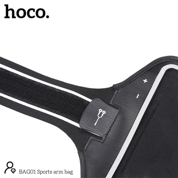Hoco - Hoco Sportarmband för Mobil BAG01 - Svart