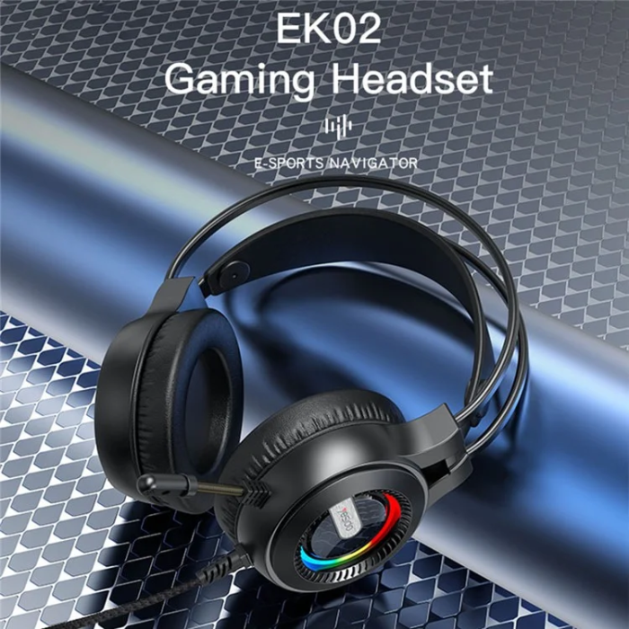 Yesido - YESIDO Over-Ear Hörlurar med Mikrofon EK02 Computer Gaming
