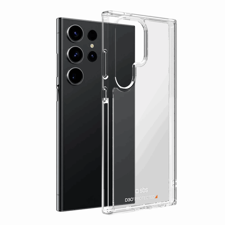 SBS Mobilskal till Galaxy S24 Ultra D3O - Transparent