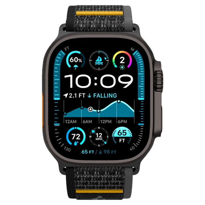 Spigen - Spigen Apple Watch (44/45/46/49mm) Armband Athlex Air - Svart