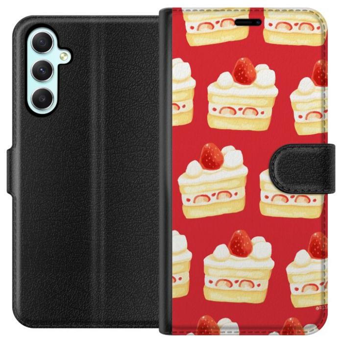 iSecrets - Plånboksfodral till Samsung Galaxy A34 med Tårta