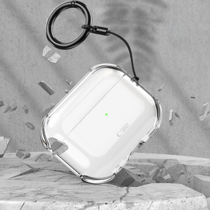 Tech-Protect - Tech-Protect Apple Airpods Pro 3 Skal Bounce - Clear