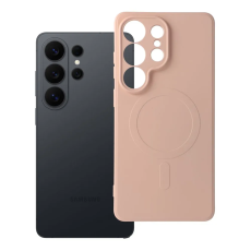 A-One Brand - Mobilskal F&ouml;r Galaxy S26 Ultra Magsafe Silikon - Rosa