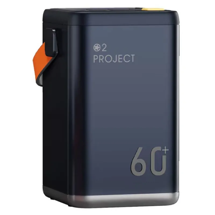 A-One Brand - Outdoor Powerbank 60000mAH 35W med LED Light - Blå