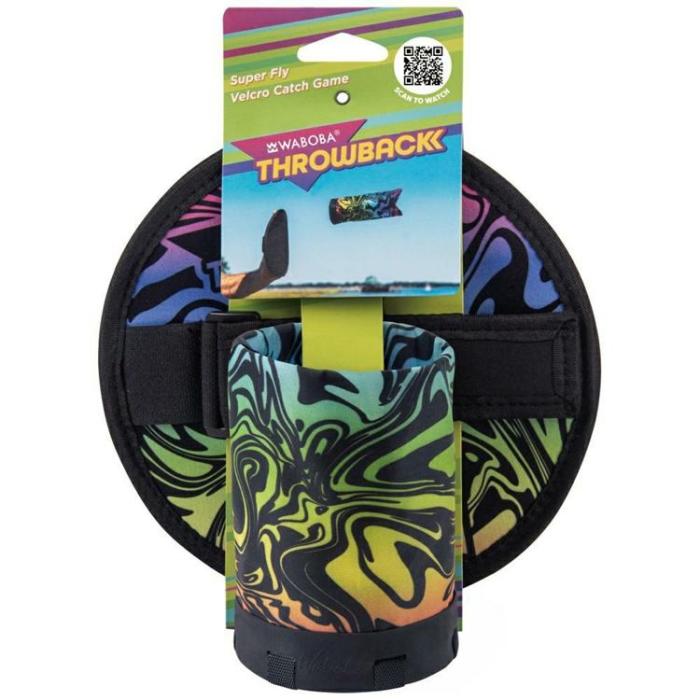 Waboba - Waboba Skicklighetsspel Från Throwback-Tiden 2x Paddlar 1x Kastboll