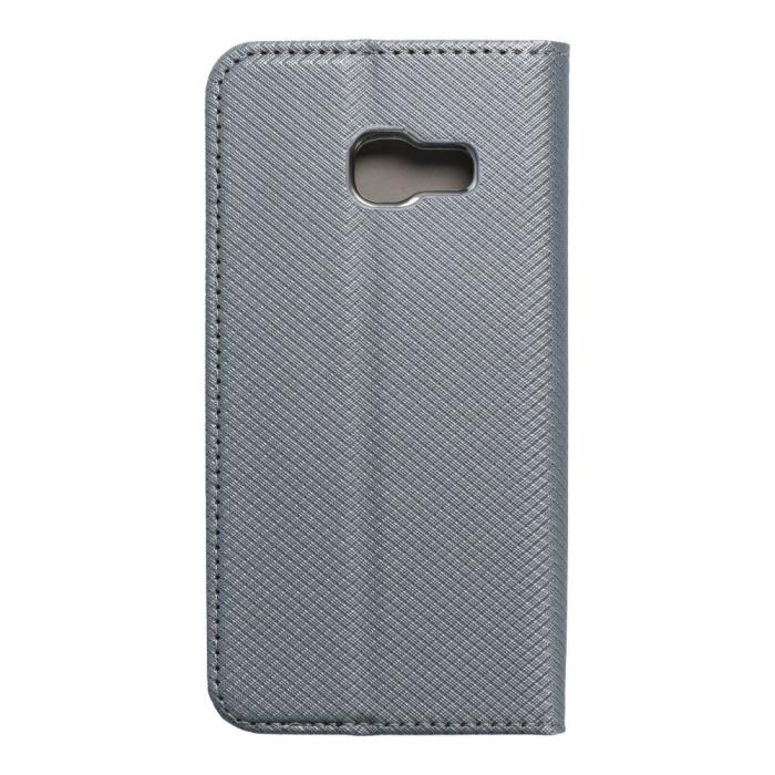 OEM - Galaxy A3 (2017) Plånboksfodral Smart Konstläder - Grå