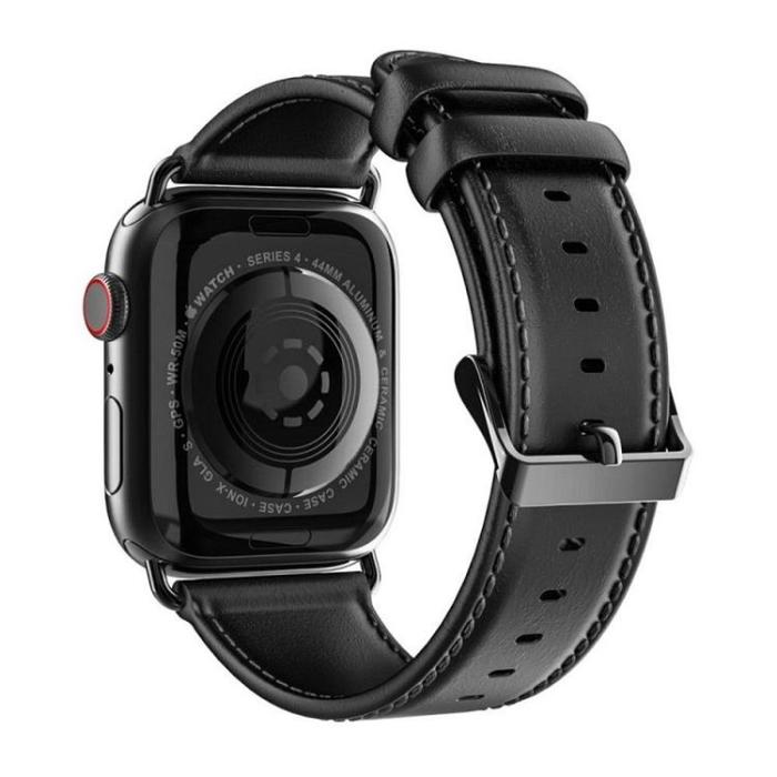 Dux Ducis - Dux Ducis Apple Watch 44/45/46/49mm Armband Äkta Läder