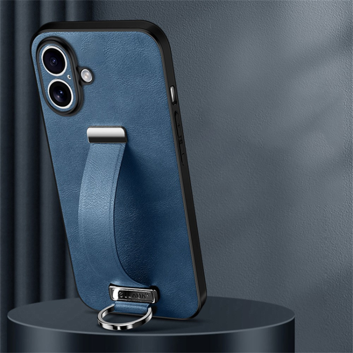 SULADA - SULADA iPhone 17 Mobilskal Armband Kickstand Fashion - Blå