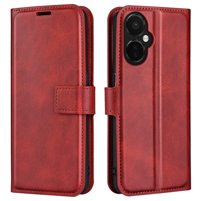A-One Brand - OnePlus Nord CE 3 Lite 5G Plånboksfodral Calf - Röd