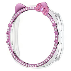 A-One Brand - Galaxy Watch 8 (40mm) Skal Cat Ear Decor Hollow PC - Rosa