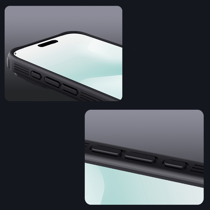 Nillkin - Nillkin iPhone 17 Pro Max Mobilskal MagSafe CamShield Pro - Transparent Svart