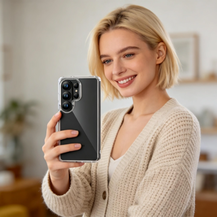 Tech-Protect - Tech-Protect Mobilskal För Galaxy S26 Ultra Flexair - Clear