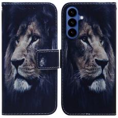 OEM - Samsung Galaxy S26 / S26 Pro Pl&aring;nboksfodral M&ouml;nstertryck Konstl&auml;der - Lejon
