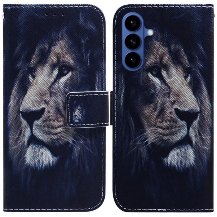 OEM - Samsung Galaxy S26 / S26 Pro Plånboksfodral Mönstertryck Konstläder - Lejon