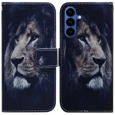 OEM - Samsung Galaxy S26 / S26 Pro Pl&aring;nboksfodral M&ouml;nstertryck Konstl&auml;der - Lejon