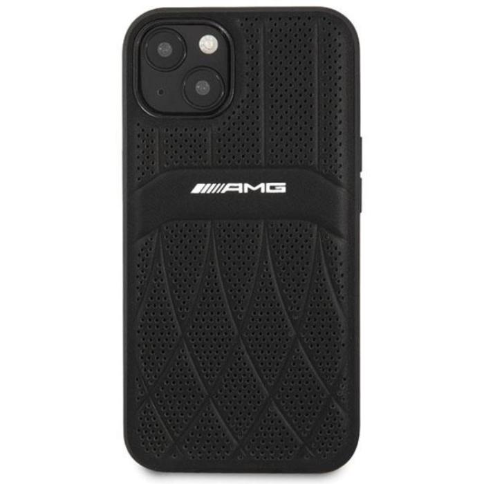 Mercedes - AMG iPhone 13 Mobilskal Magsafe Läder Curved Lines