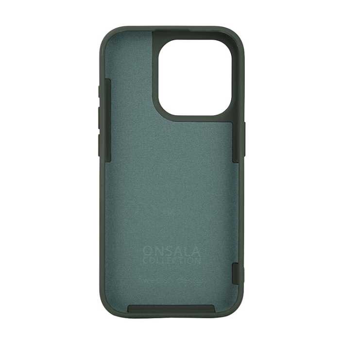 Onsala - Onsala iPhone 15 Pro Mobilskal Magsafe Silikon - Grön