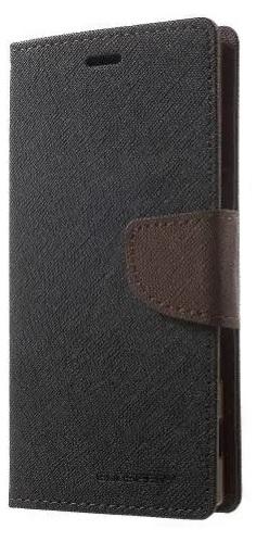 Mercury Fancy Diary Plånboksfodral till HTC One (M7) -Svart/Brun | 2353 | AlltMobil