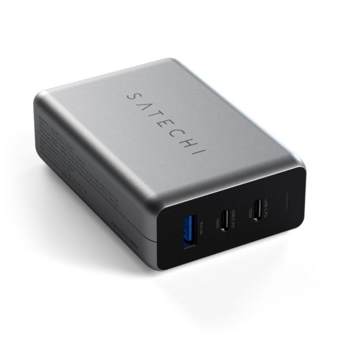 Satechi - Satechi 100W GaN PD-reseladdare med dubbla USB-C och USB-A-uttag