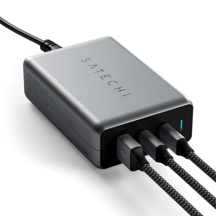 Satechi - Satechi 100W GaN PD-reseladdare med dubbla USB-C och USB-A-uttag