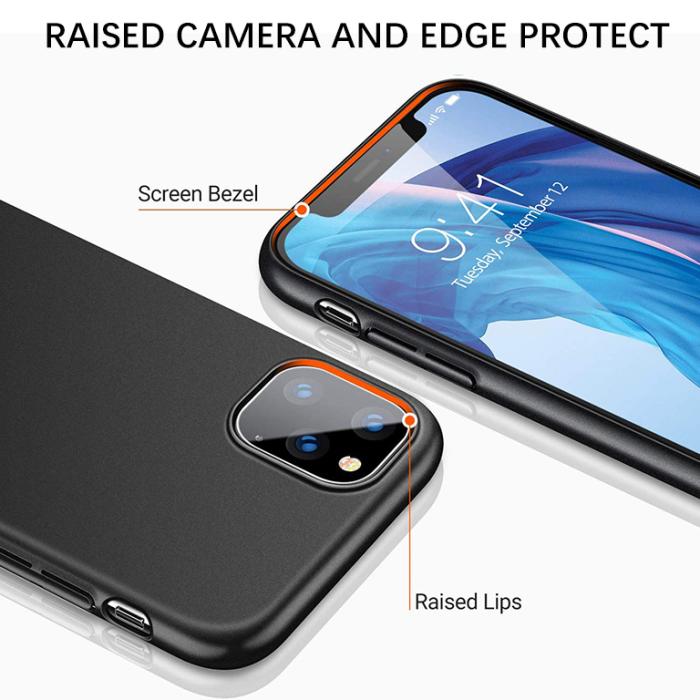 A-One Brand - Tunt Baksidesskal till iPhone 11 Pro - Svart