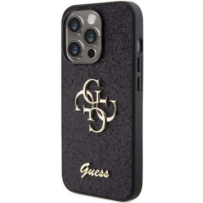 Guess - Guess iPhone 15 Pro Max Mobilskal Glitter Script Big 4G