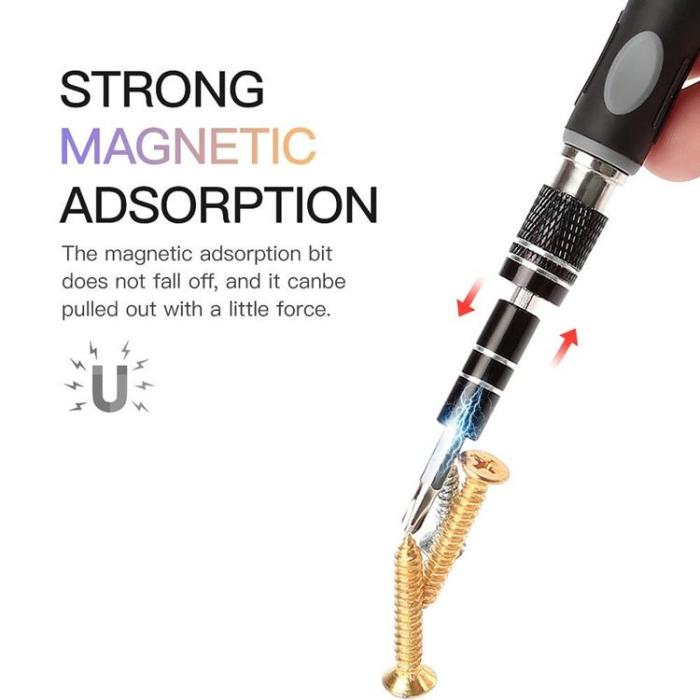UF-TOOLS - UF-TOOLS - 32-i-1 Bits Precisionsskruvmejsel med Utbytbara