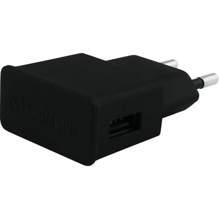 UTGATT5 - Champion USB Laddare 230V 2.1A Svart