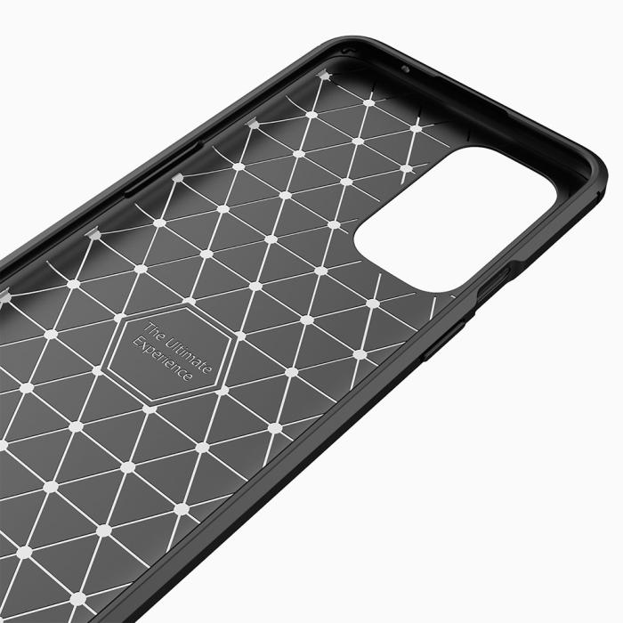 A-One Brand - Carbon Fiber Mobilskal till Oneplus 9 - Svart