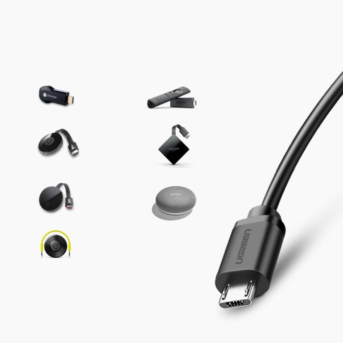 Ugreen - Ugreen network adapter USB 100Mbps 1m Kabel Svart