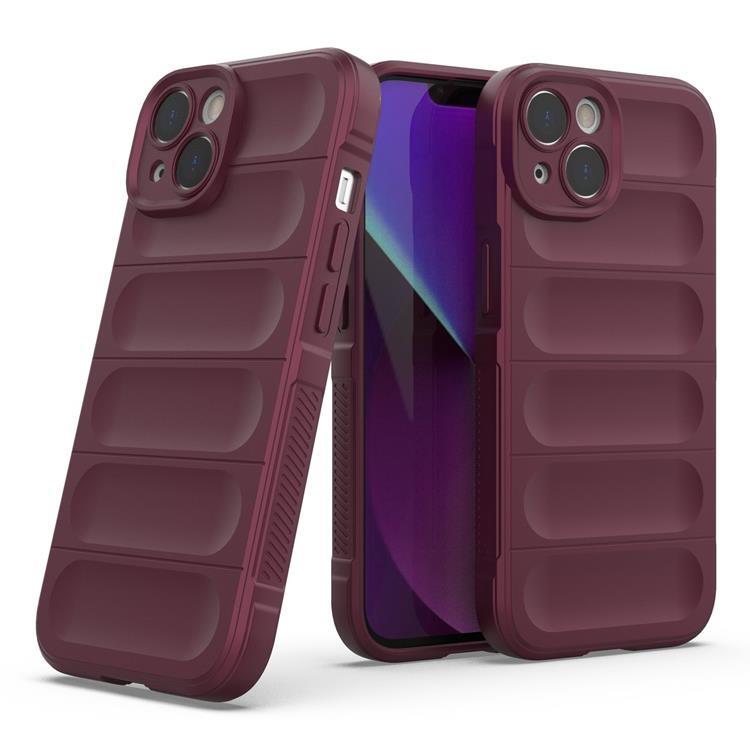 iPhone 14 Plus Skal Magic Shield Flexible Armored - Burgundy | 2353 | AlltMobil