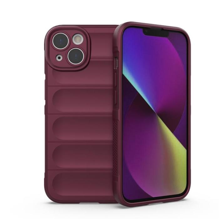 OEM - iPhone 14 Plus Skal Magic Shield Flexible Armored - Burgundy