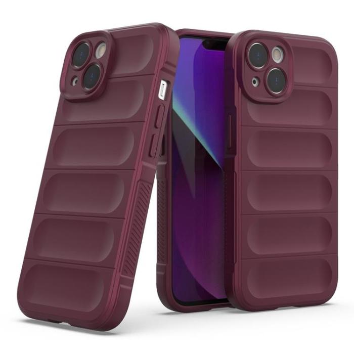 OEM - iPhone 14 Plus Skal Magic Shield Flexible Armored - Burgundy