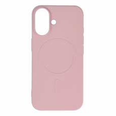 A-One Brand - iPhone 16e Mobilskal MagSafe Liquid Silikon - Rosa